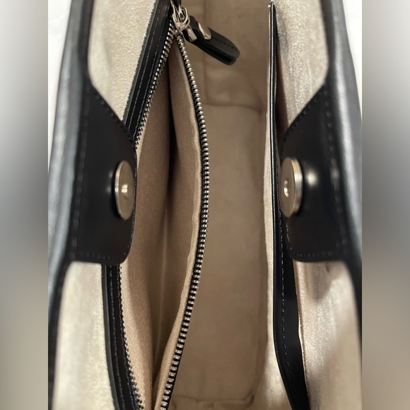 NWT | 100% Nappa Leather City Tote | Retro Summer Stripe - Picture 9 of 10